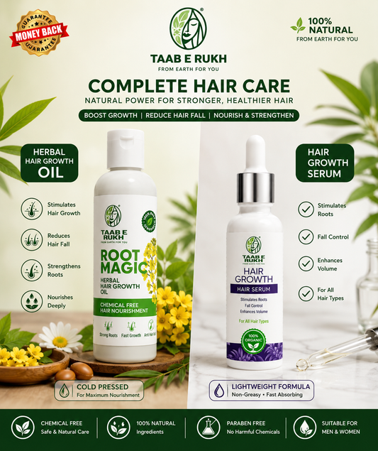 Complete Hair Care Combo – Root Magic Oil + Hair Growth Serum