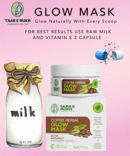 Taab e Rukh Coffee Herbal Glow Mask