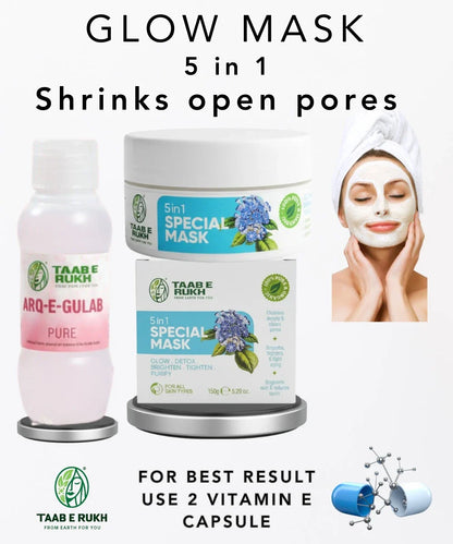 Taab e Rukh’s Special 5 in 1 Mask Powder