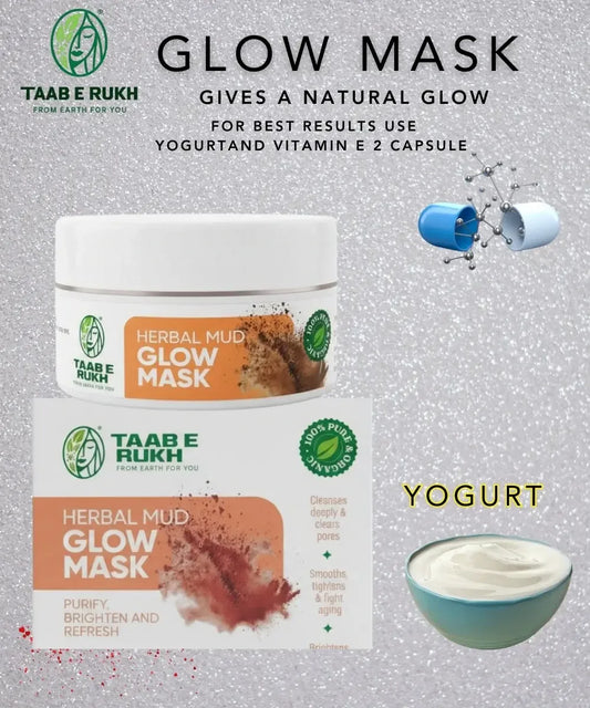 Taab e Rukh Herbal Mud Glow Mask