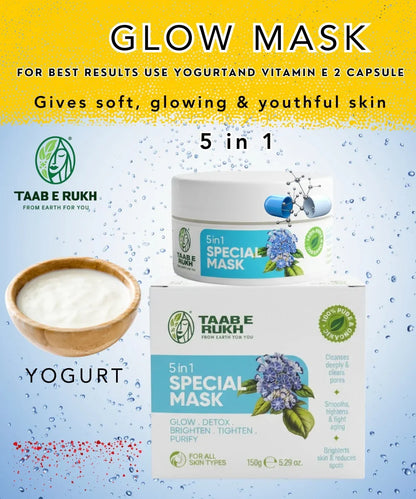 Taab e Rukh’s Special 5 in 1 Mask Powder