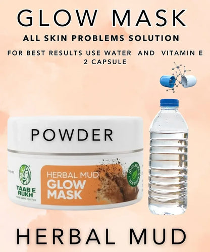 Taab e Rukh Herbal Mud Glow Mask