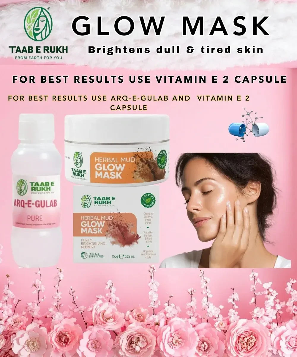 Taab e Rukh Herbal Mud Glow Mask